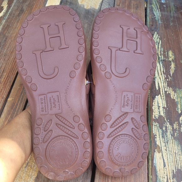 Hawaiian Jellys Ultra Comfort Brown Lava Unisex Flip Flop Sandal Sz 11 - Picture 8 of 8